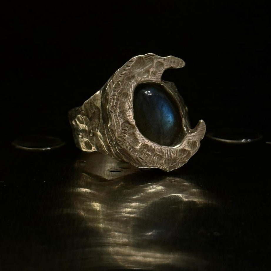Blue moon ring